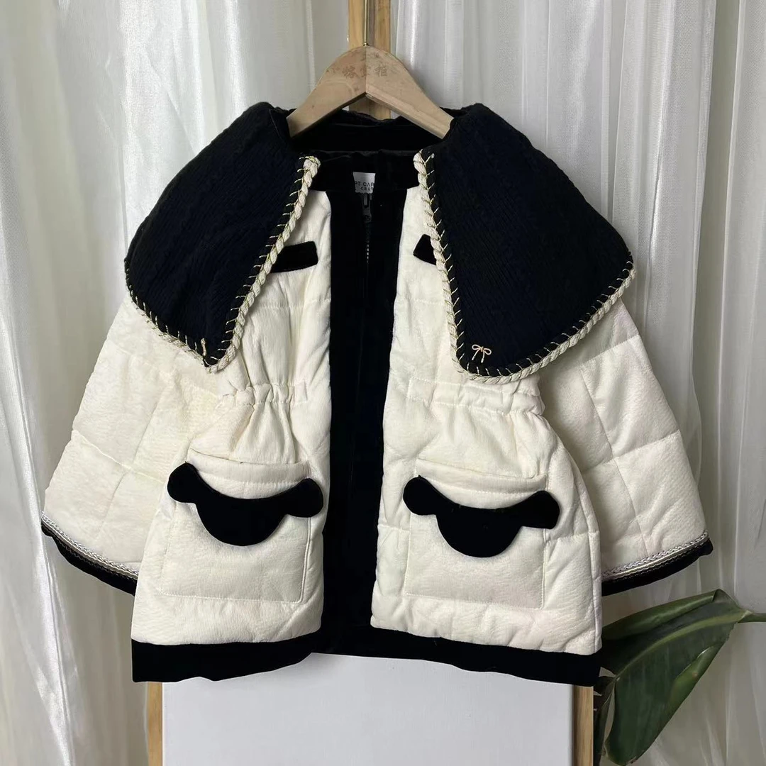 923杏色羽绒服0791