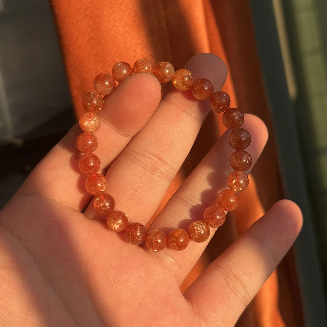 艳彩金太阳手串8-9mm