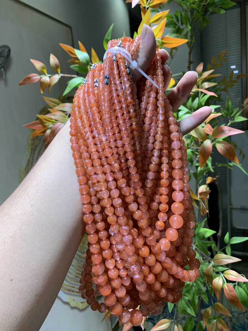 【大猫珠宝】冰飘南红塔链多样性发其一 KT24040857