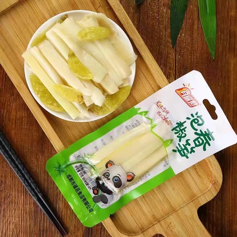 俏扁担泡椒春笋山椒竹笋条即食脆笋休闲下饭菜