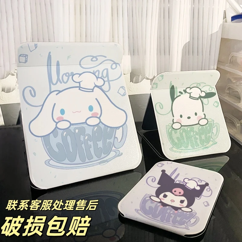 镜子三丽鸥库洛米便携式化妆镜学生宿舍桌面折叠梳妆镜家居小镜子