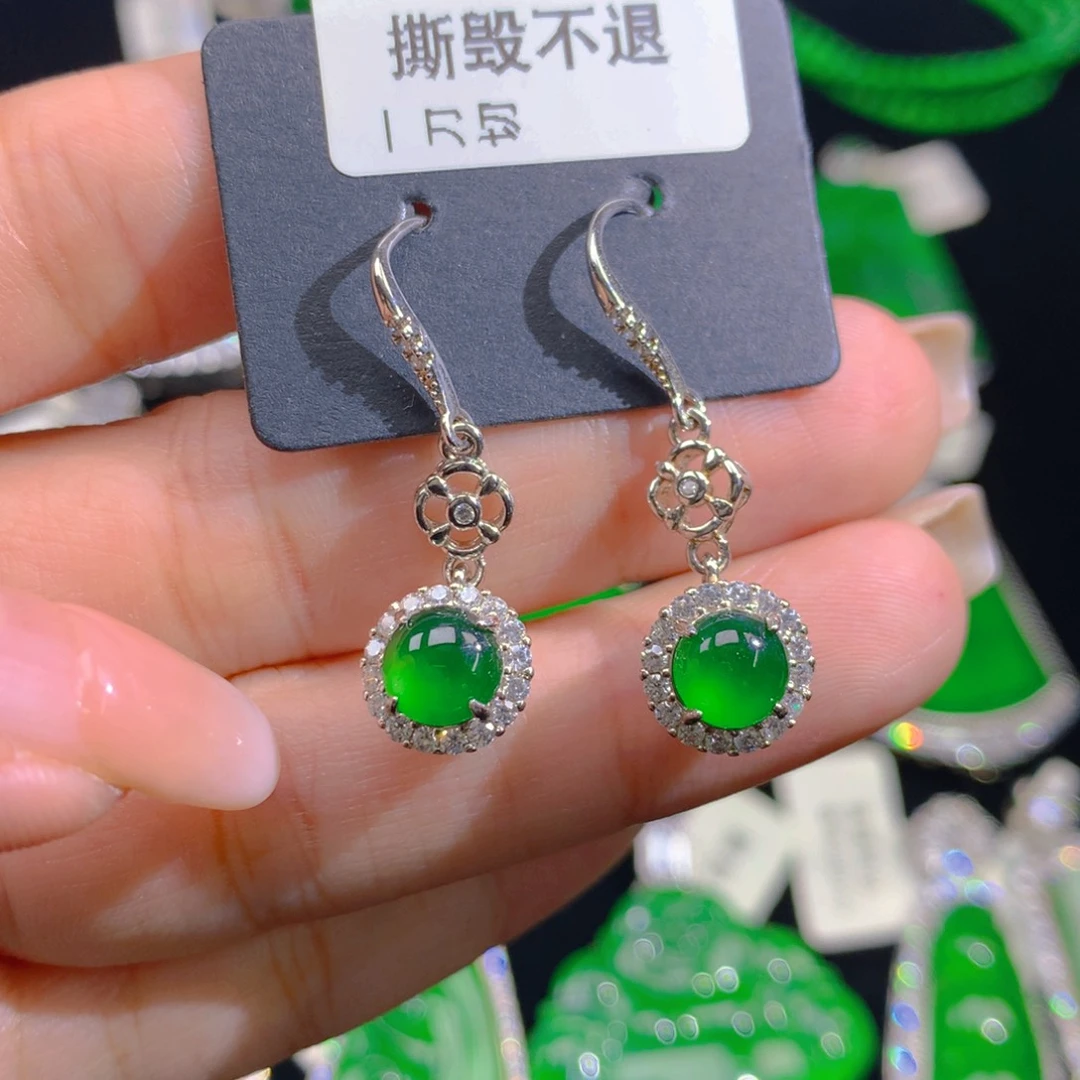 翡翠颈饰银S925镶嵌11111111111