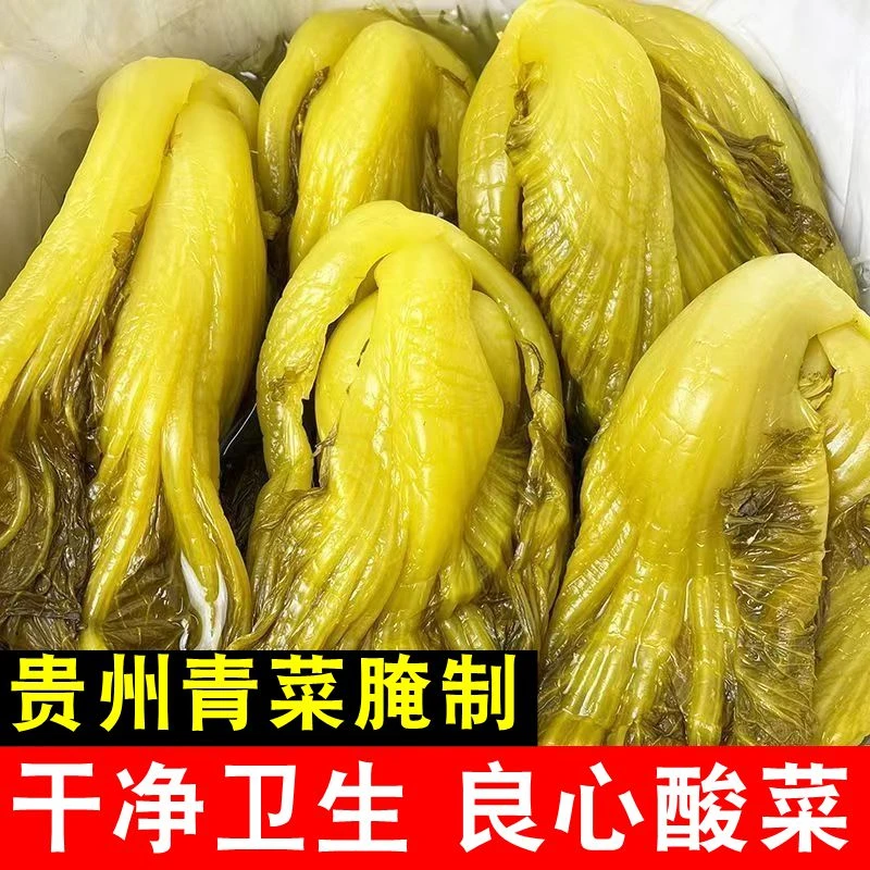 无盐酸菜贵州特产新鲜青菜腌制芥菜泡菜传统酸菜鱼专用酸脆爽口