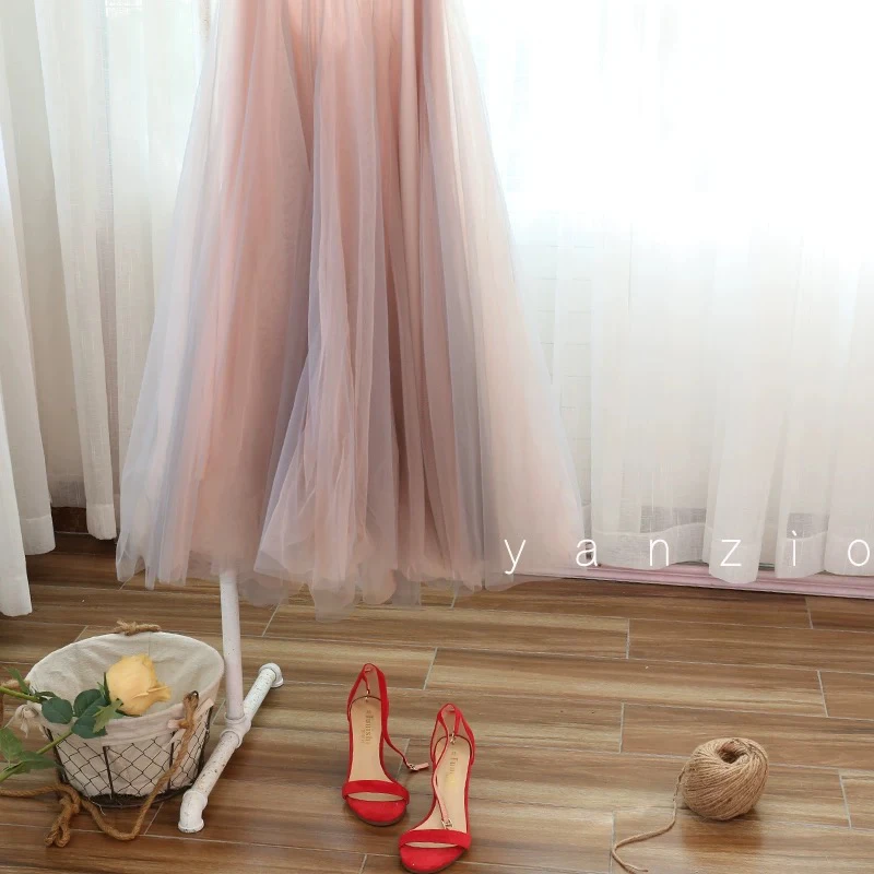 松紧带女长裙高腰背带抖音成人半身裙裙子秋季气质大摆秋冬百搭