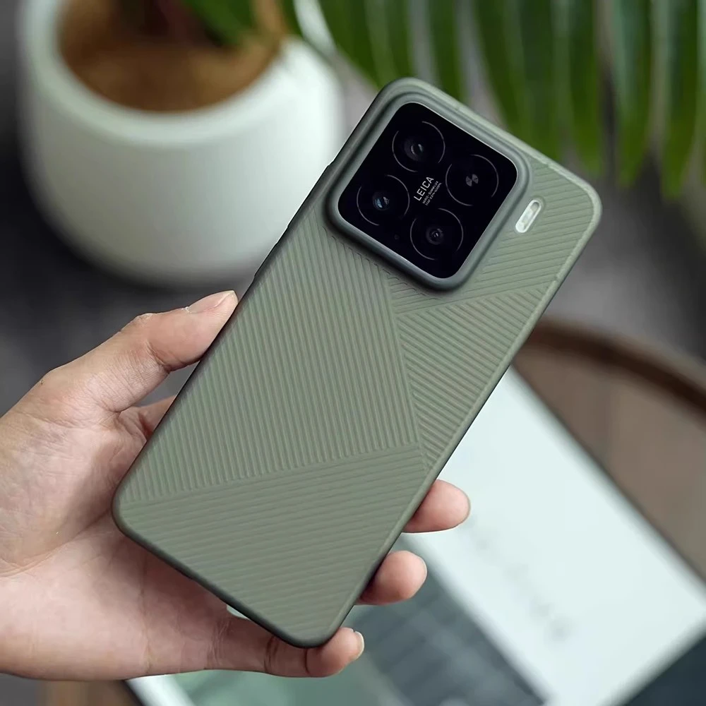 几何纹理适用小米15手机壳15Pro超薄14Ultra磨砂13防滑散热半透明