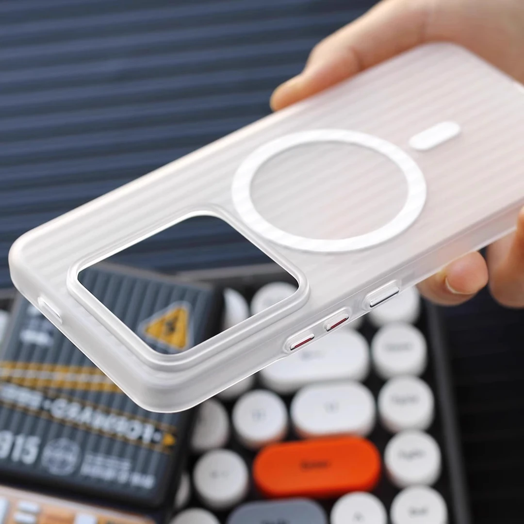 适用小米15pro手机壳新款磨砂Magsafe磁吸高级感小米14超薄保护套