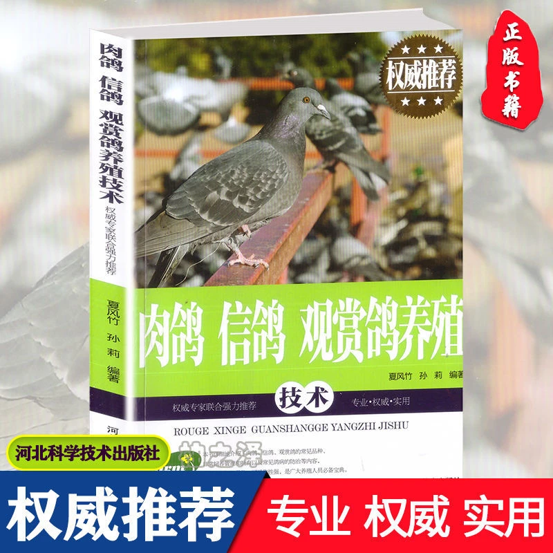 肉鸽信鸽观赏鸽养殖技术 权威推荐现代养殖技能书籍河北科学技术