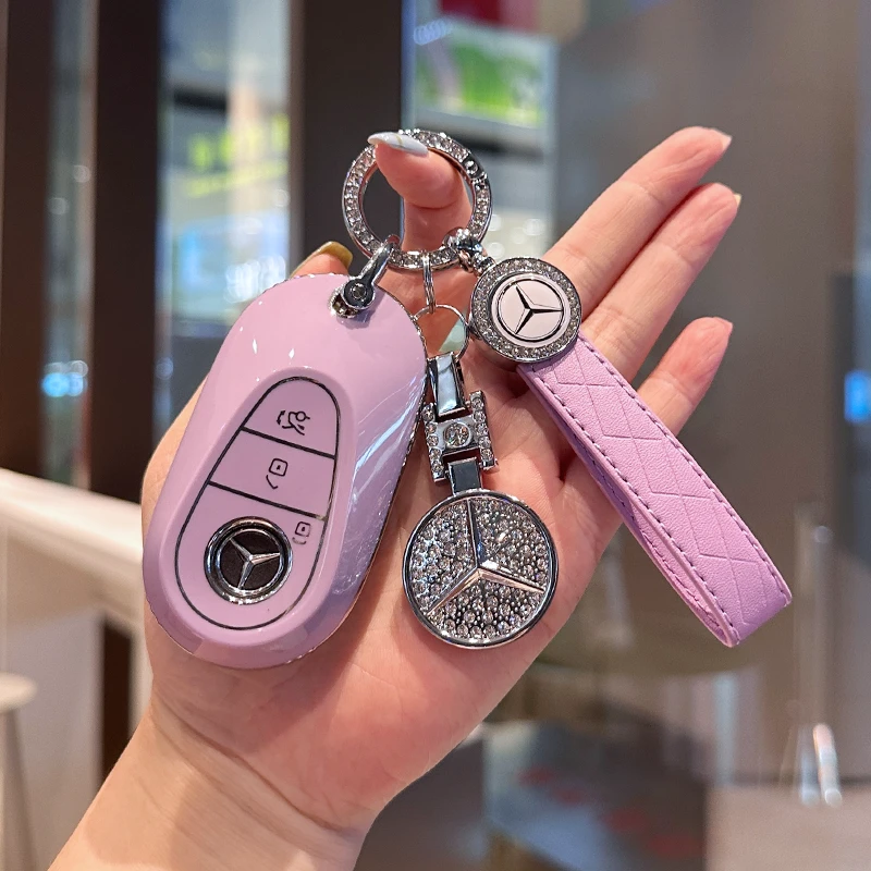23款奔驰GLC260L GLC300L钥匙套2023女士可爱专用壳全包卡通网红