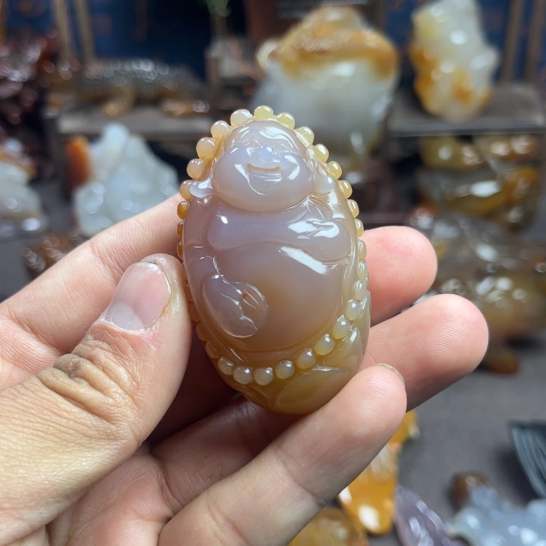 【闪购商品】玛瑙/玉髓玛瑙未镶嵌紫**师
