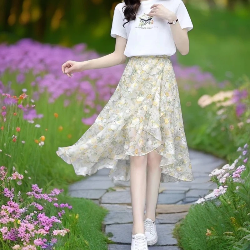 B261-B270裙子碎花夏季韩版小清新