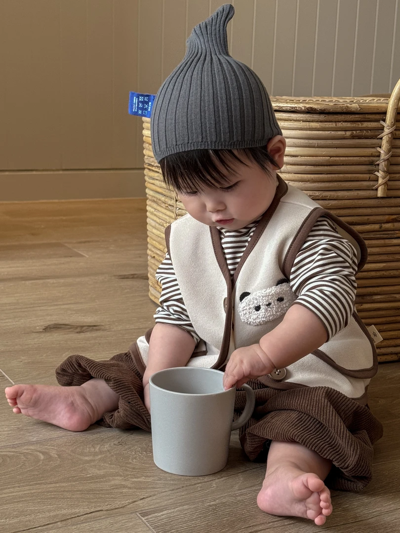 毛马甲针织针织马甲儿童春秋洋气小童韩版婴儿秋季