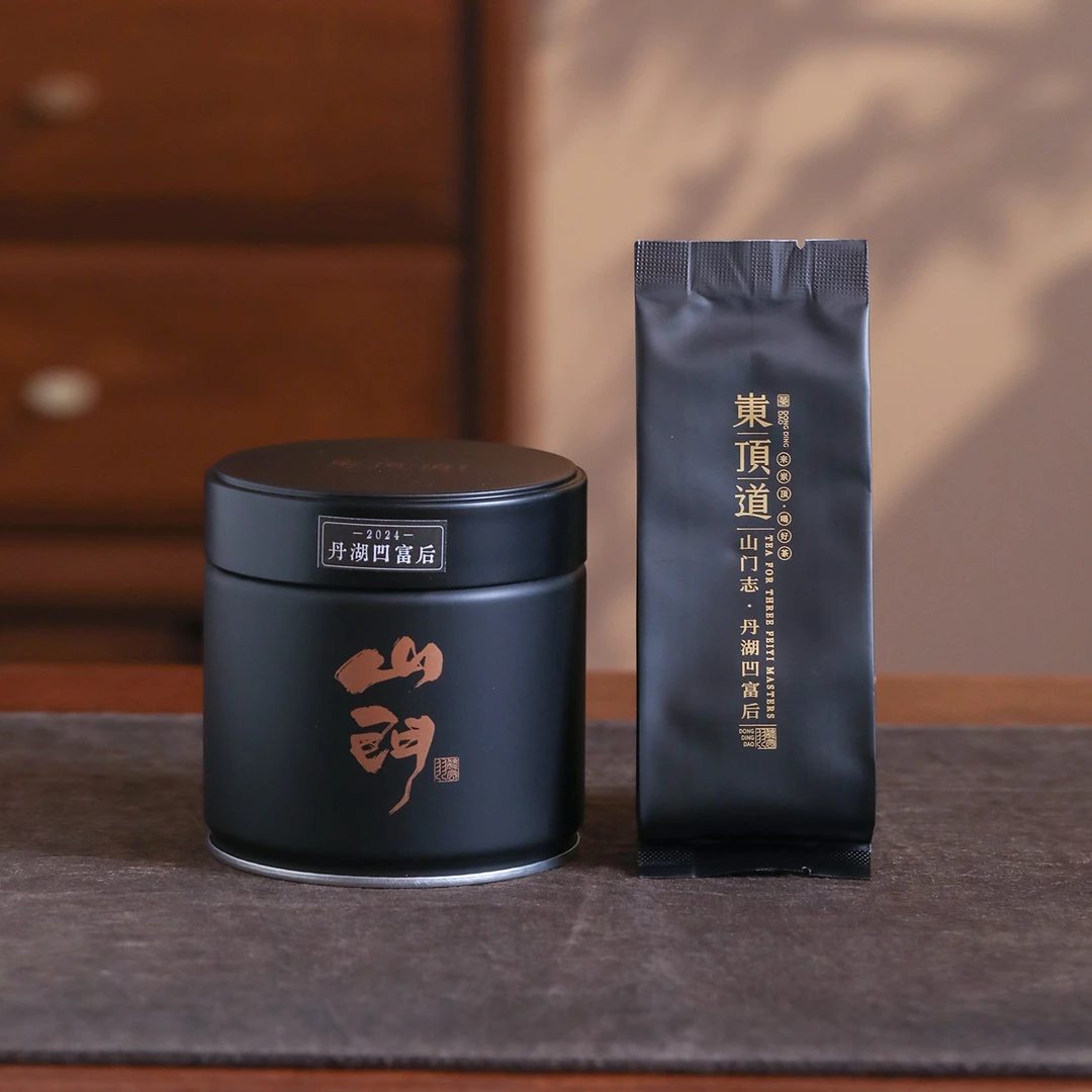 树见造物×岽顶道｜《2024丹湖凹富后》50g黑罐  魏宏羽手制