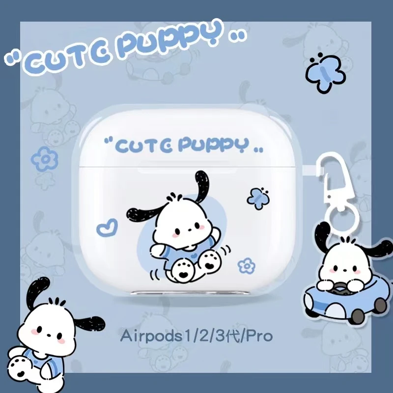 适用苹果airpods4保护套airpodspro2耳机壳3代透明套可爱小狗