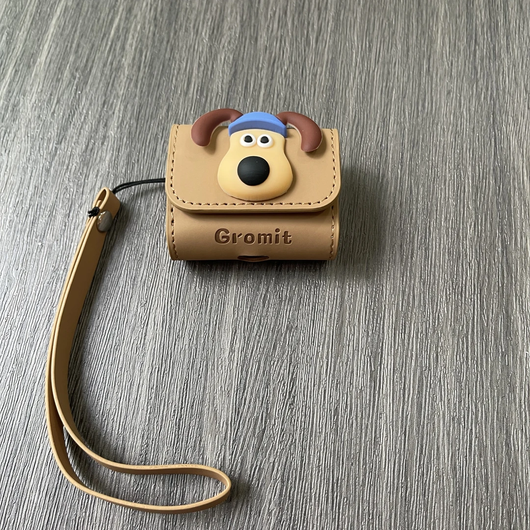 可爱掌门狗适用airpods4代pro2保护套苹果pro3耳机壳蓝牙皮质壳