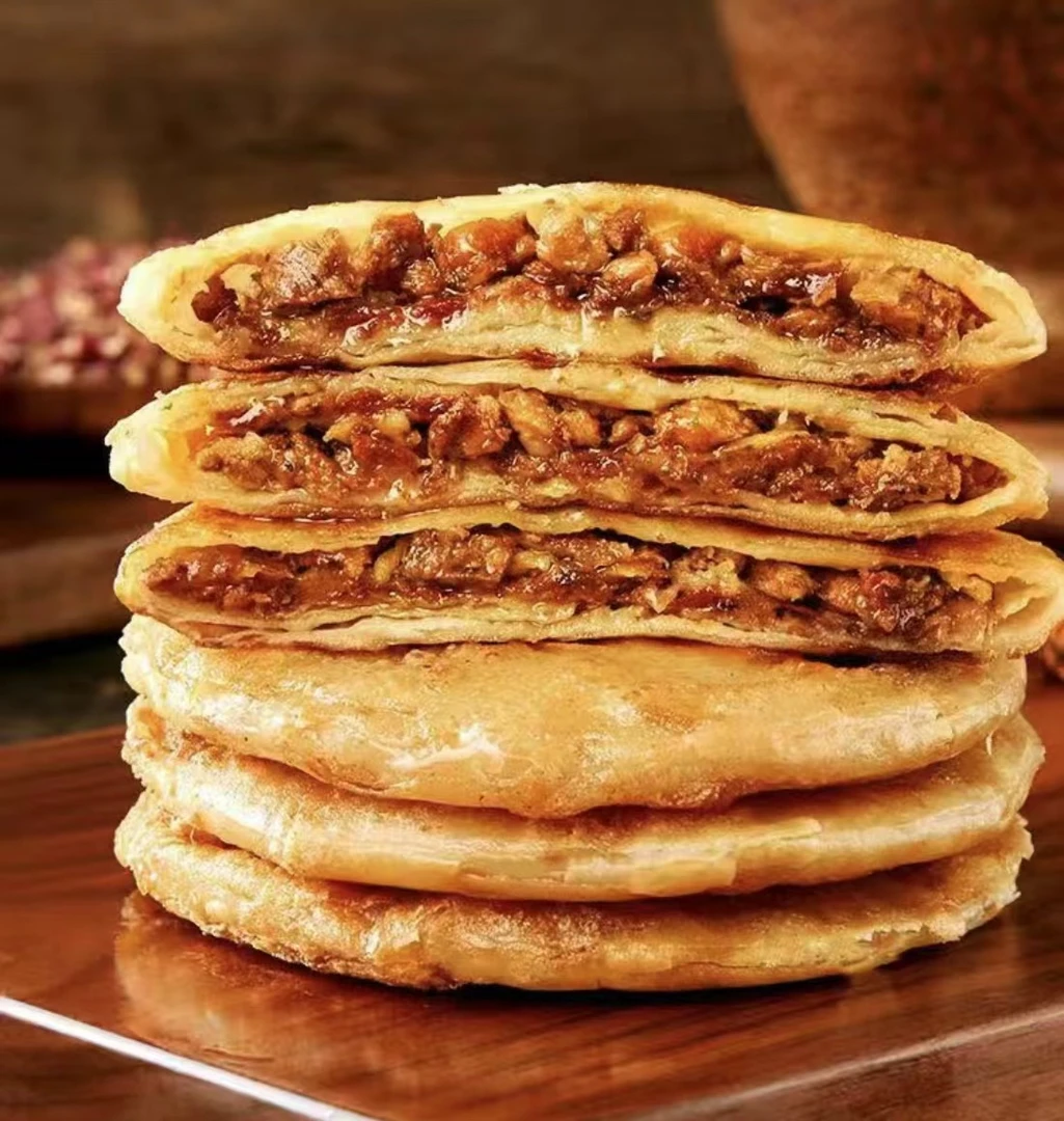 香酥牛肉馅饼5个外焦里酥满口留香。新鲜正宗营养好吃含量劲道产品