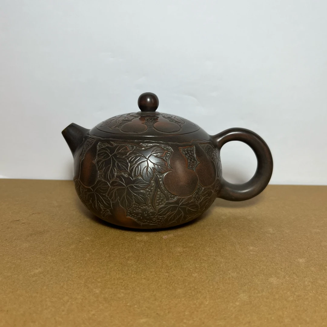 钦州坭兴陶茶壶西施壶手工制作功夫茶具