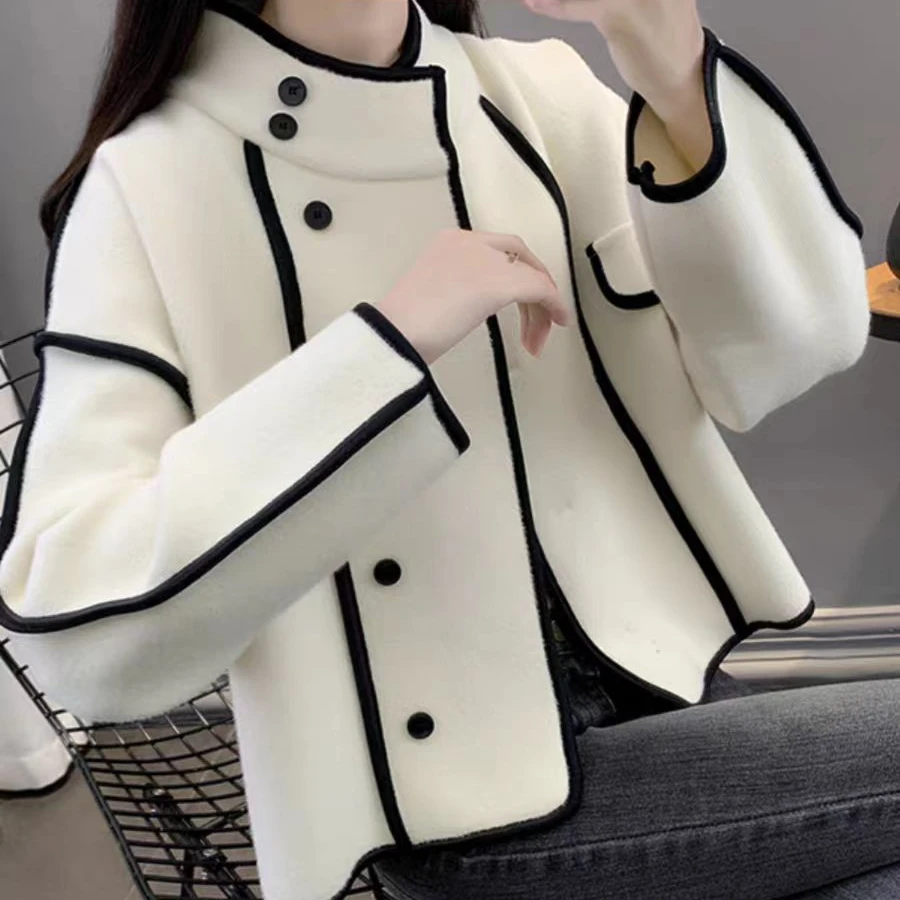 小香风开衫慵懒风百搭宽松秋冬款外穿针织开衫针织衫3