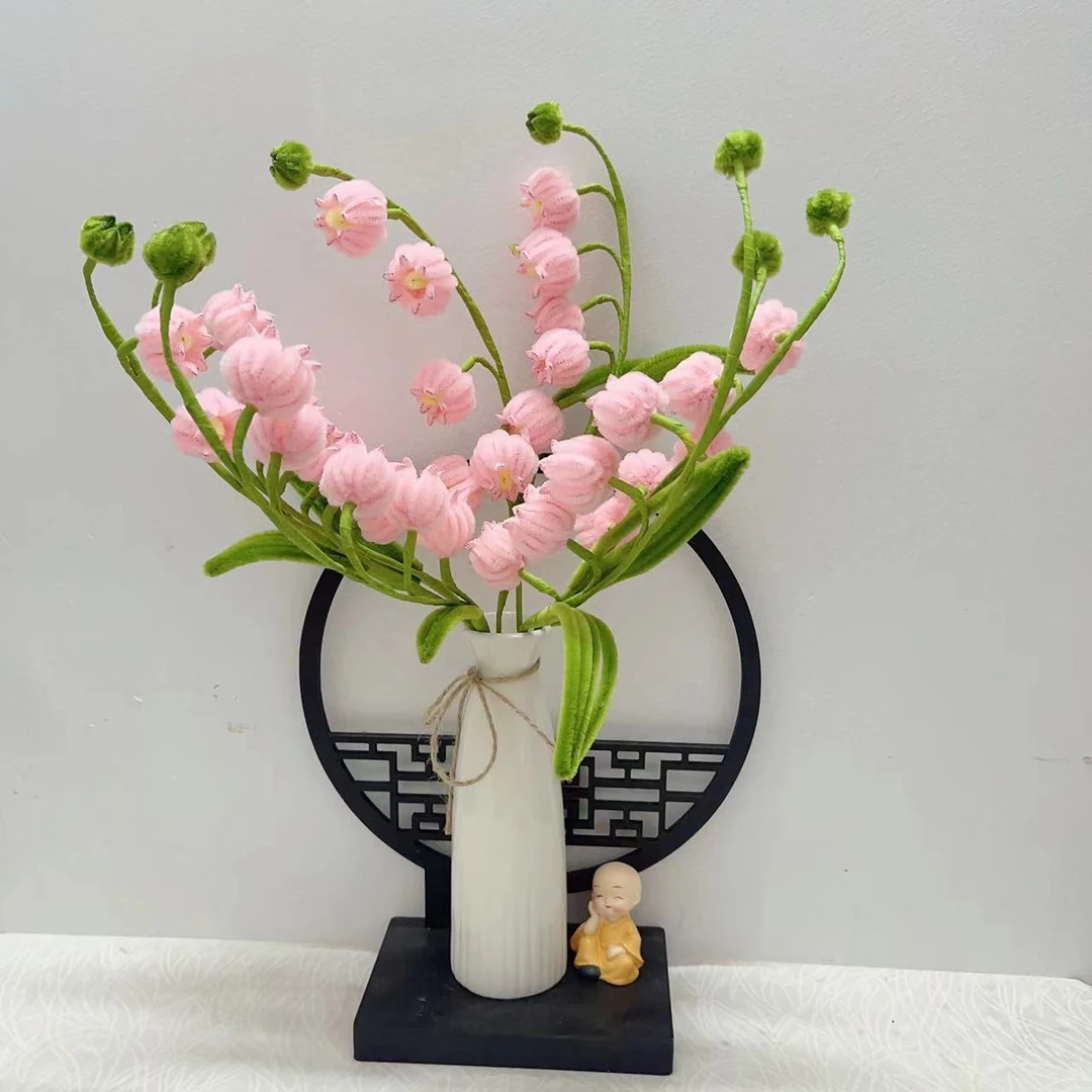 萌兰手工坊 扭扭棒铃兰花 材料包 手工DIY