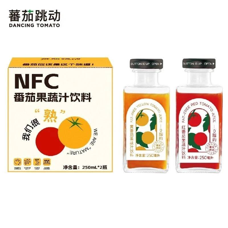 临期【番茄跳动】NFC番茄汁番茄红素果蔬汁健康饮料整箱250ml