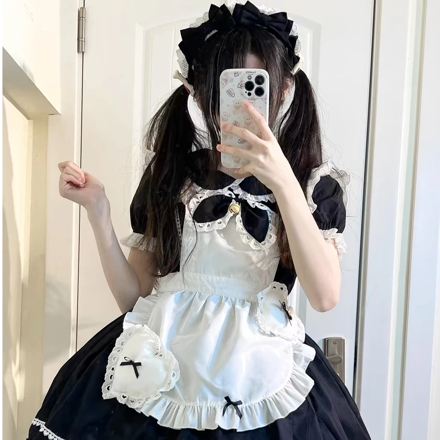 莓睡醒原创设计【小困喵】初恋蓬蓬裙 女仆