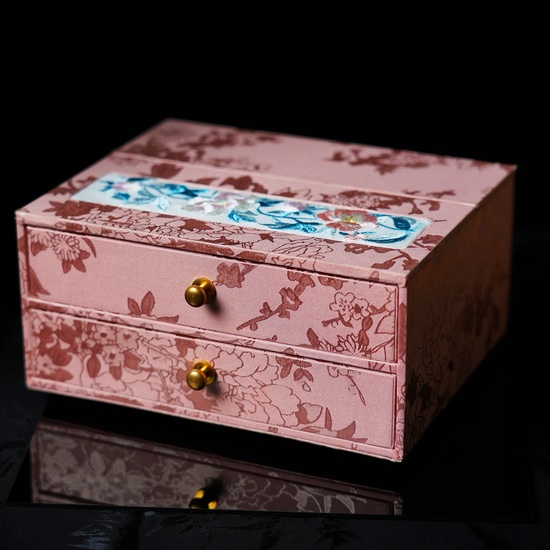 在忆 首饰盒/箱 国风古风中式双层首饰盒