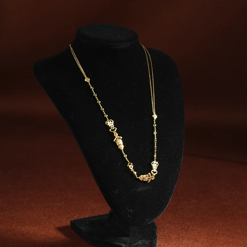 在忆 链子925银 925银国风万能链