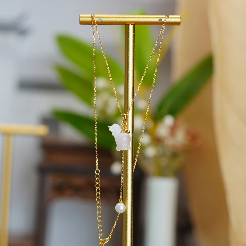 在忆 链子925银 S925银气质轻奢百搭时尚精致项链锁骨链