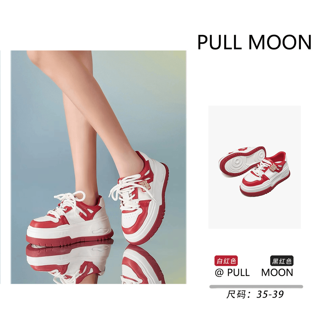 新款百搭松糕鞋女鞋本命年面包鞋休闲鞋运动鞋 6139
