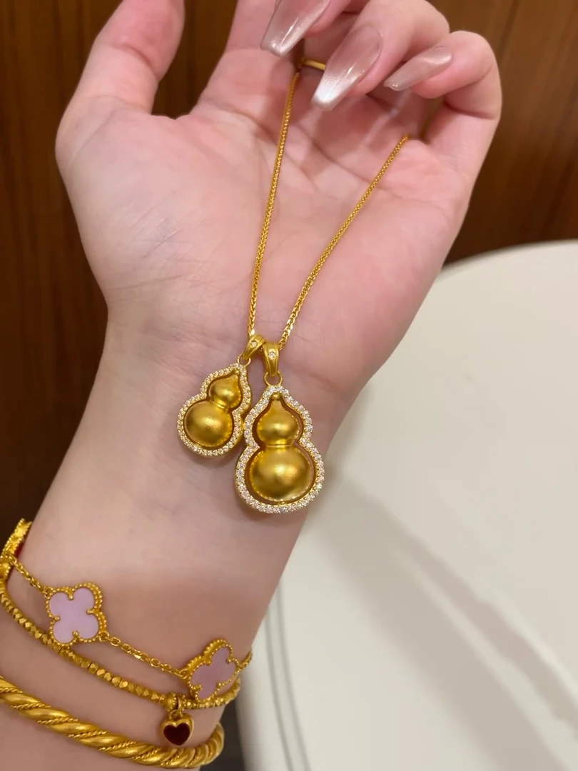 钛钢项链 【贝希】百搭葫芦项链