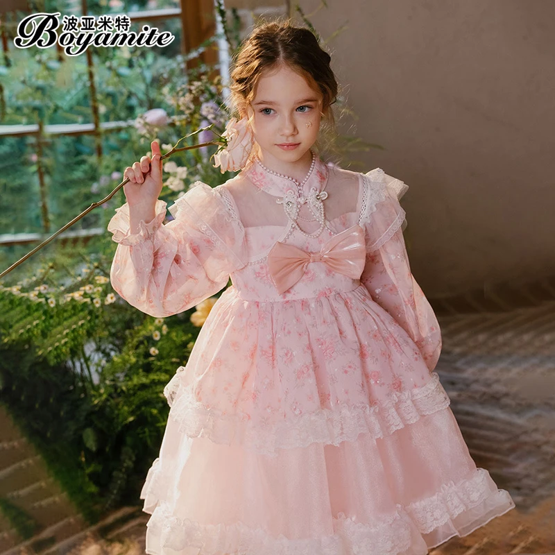 BOYAMITE/波亚米特女童洛丽塔公主裙春季新款连衣裙蓬蓬裙子24051