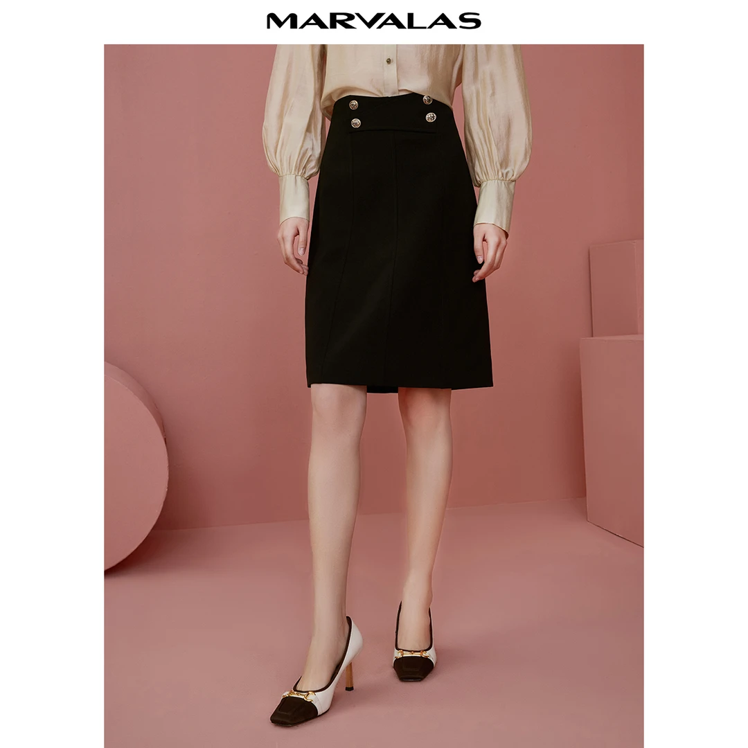 【籽言专属】夏季新款半身裙高腰显瘦小众裙M207300613