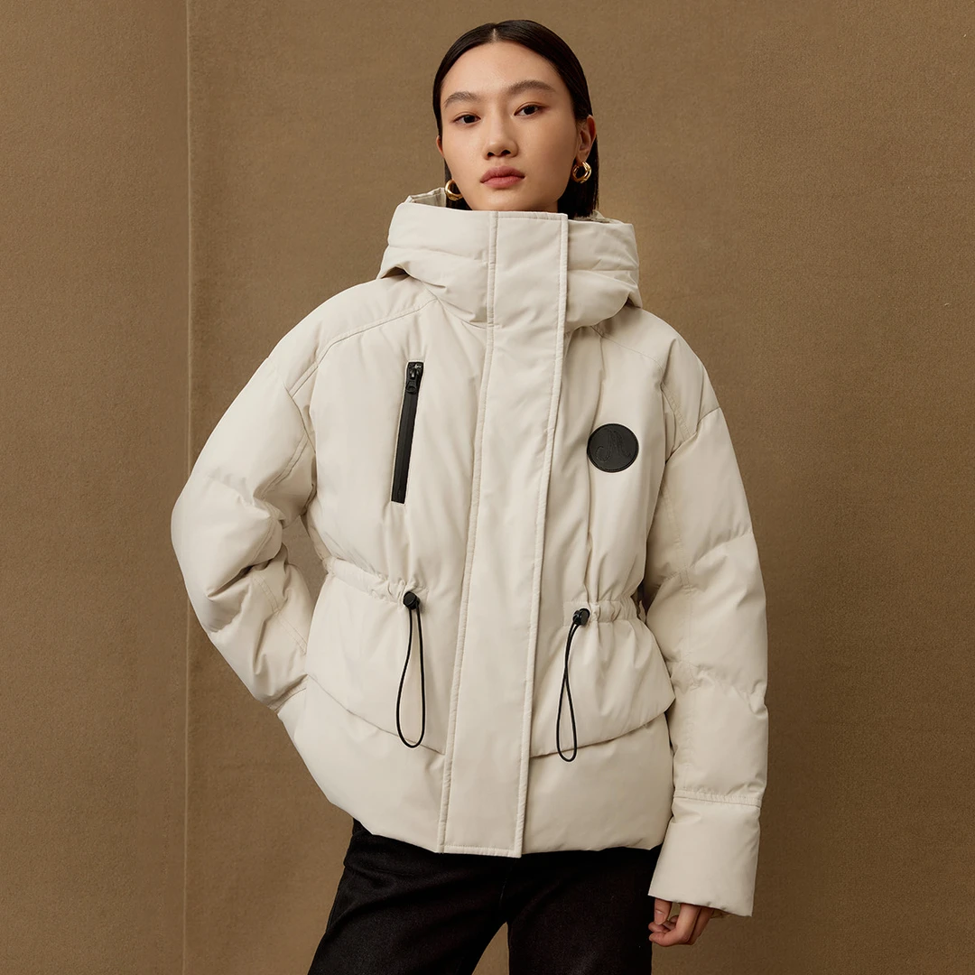【小余专属】简约休闲羽绒服女款连帽简约时髦百搭保暖鸭绒外套