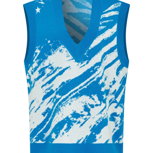 【小余专属】2023秋冬加厚粗毛线外穿V领毛边坎肩背心M729007078