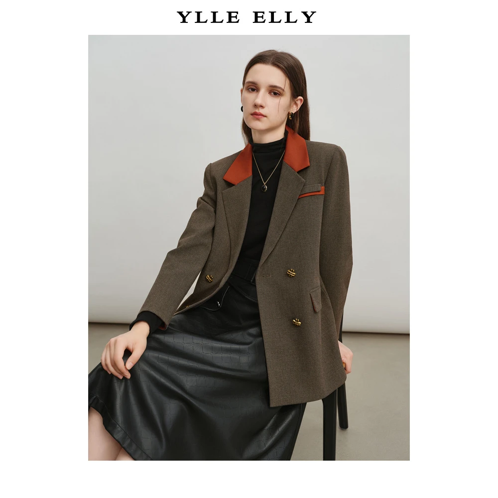 【小花专属】西装女新款中长款气质高级感小西装外套Y423305366