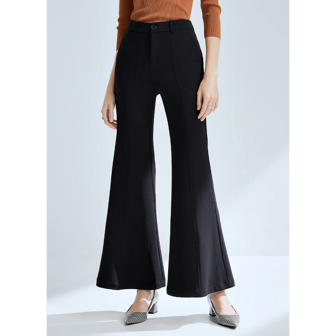 【九月专属】高腰喇叭裤垂感显瘦长裤高级感职业西装裤130128-93189