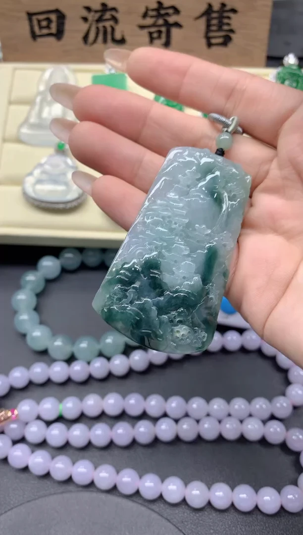 【闪购商品】翡翠吊坠未镶嵌67-多人