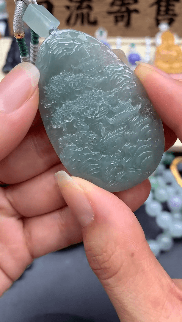 【闪购商品】翡翠颈饰未镶嵌105-多人