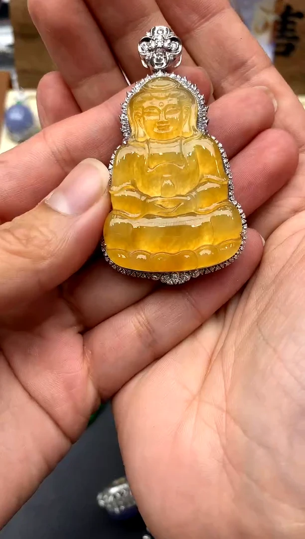 【闪购商品】翡翠颈饰18K金镶嵌492-中国好珍宝