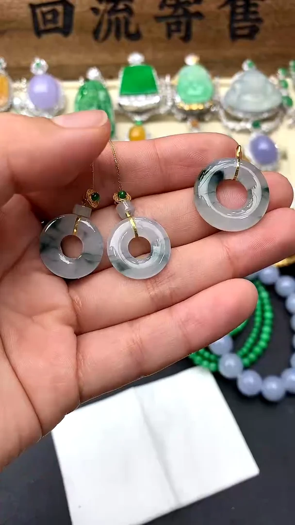 【闪购商品】翡翠颈饰18K金镶嵌196-中国好珍宝