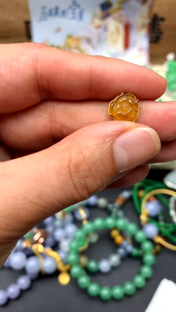 【闪购商品】翡翠颈饰18K金镶嵌27-中国好珍宝