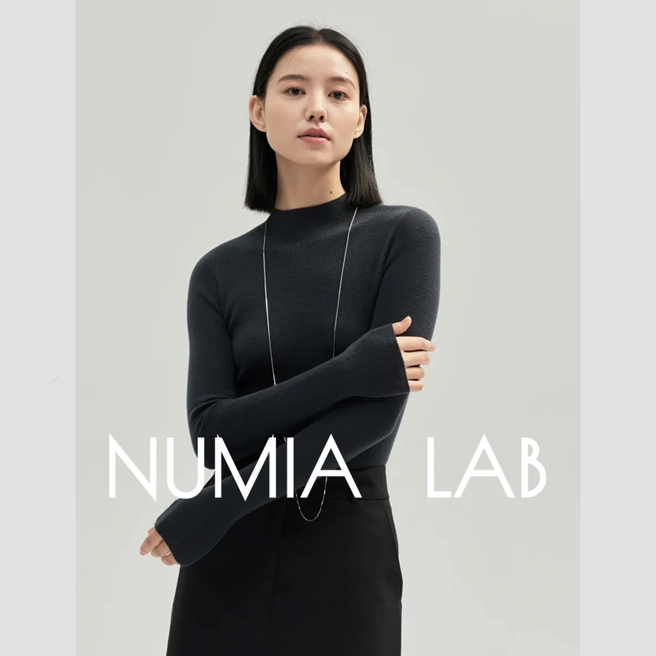 NUMIA LAB奴咪丫美利诺羊毛无缝修身打底衫NL03A52