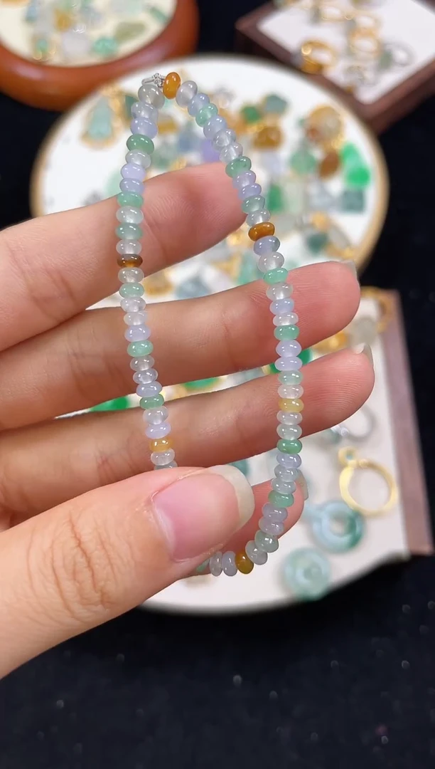 【闪购商品】翡翠套链未镶嵌一个   JK318