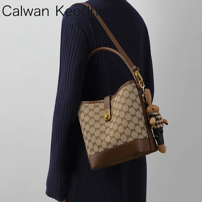 Calwan Keodh包包女包2025款斜挎单肩包通勤生日礼物送女友送老婆