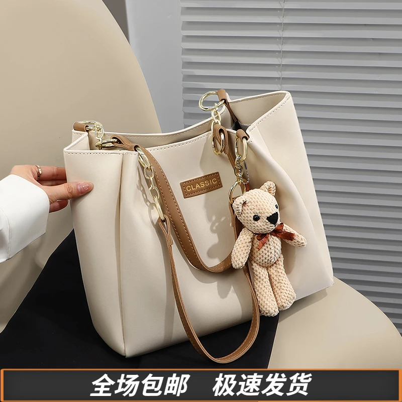 Calwan Keodh真皮包包女包简约高级感单肩包生日礼物送女友送老婆