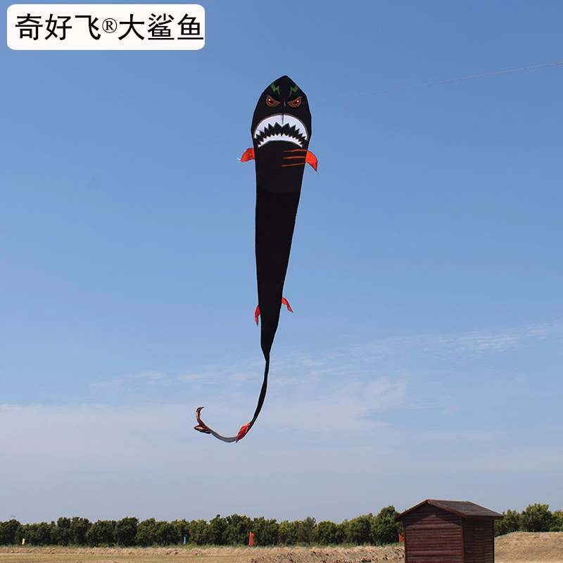 巨齿鲨大风筝初学者大鲨鱼风筝霸气个性大特大风筝潍坊专业风筝