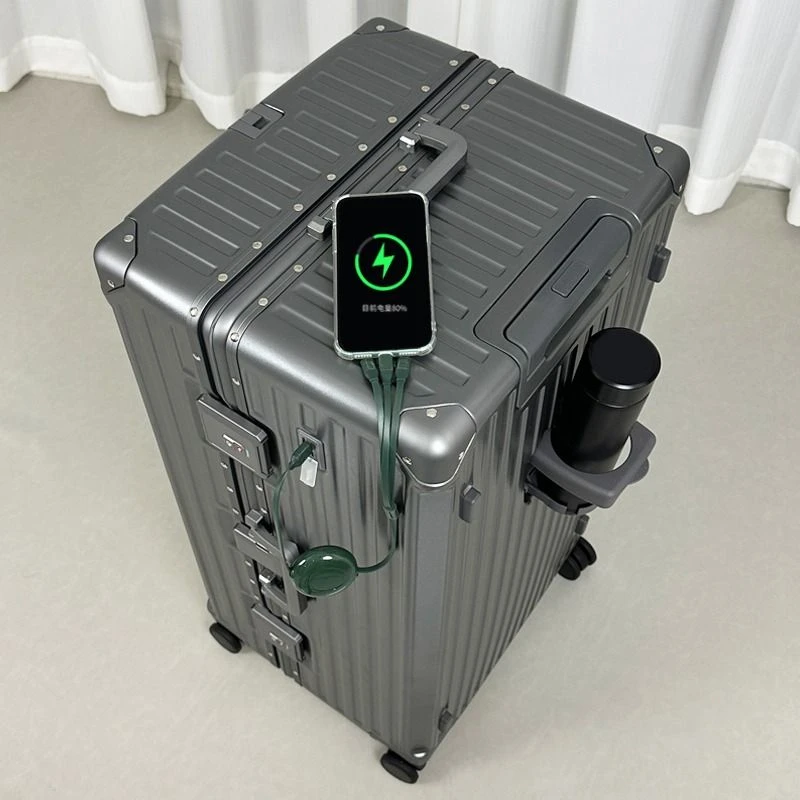 德国多功能超大容量行李箱充电拉杆箱杯架旅行箱密码箱2023年ALA