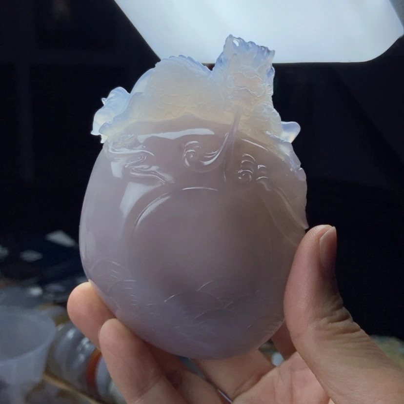 【闪购商品】定制玛瑙摆件未镶嵌一**缘