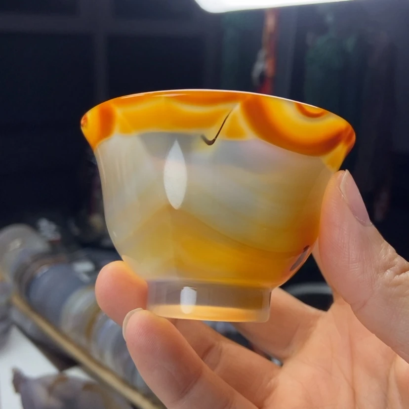 【闪购商品】定制玛瑙茶具未镶嵌锦****纷
