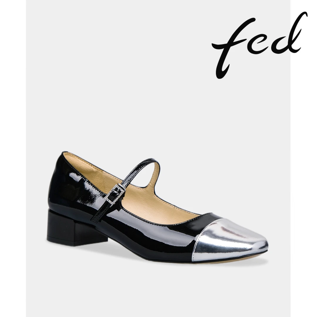 【下播福利】FED女鞋春夏季新款时尚百搭软底中跟休闲浅口DAH0031