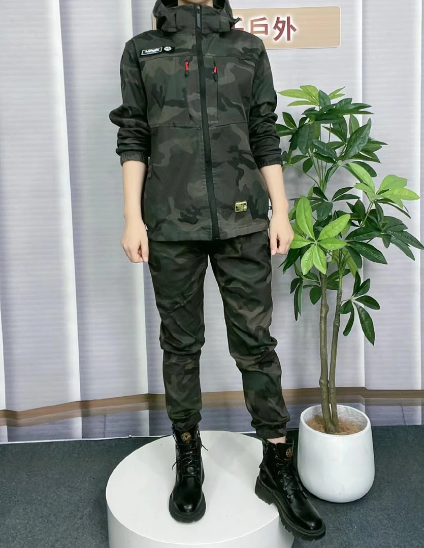 70四季斜纹棉弹力套装电焊工地耐磨耐脏耐烫劳保户外春秋舒适男士